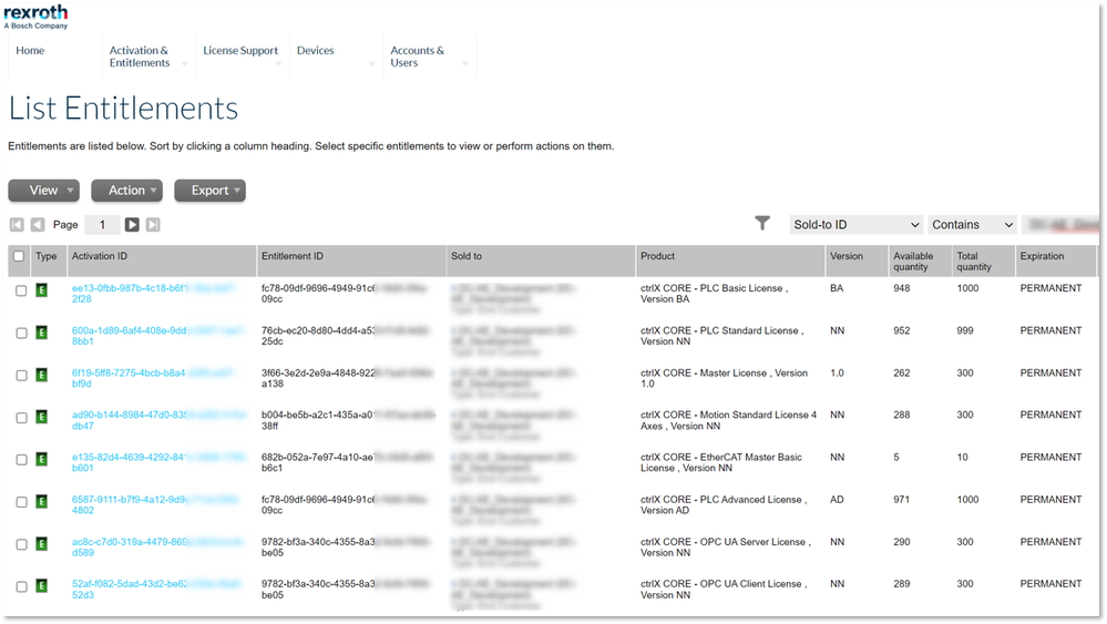 Manage your License Stock