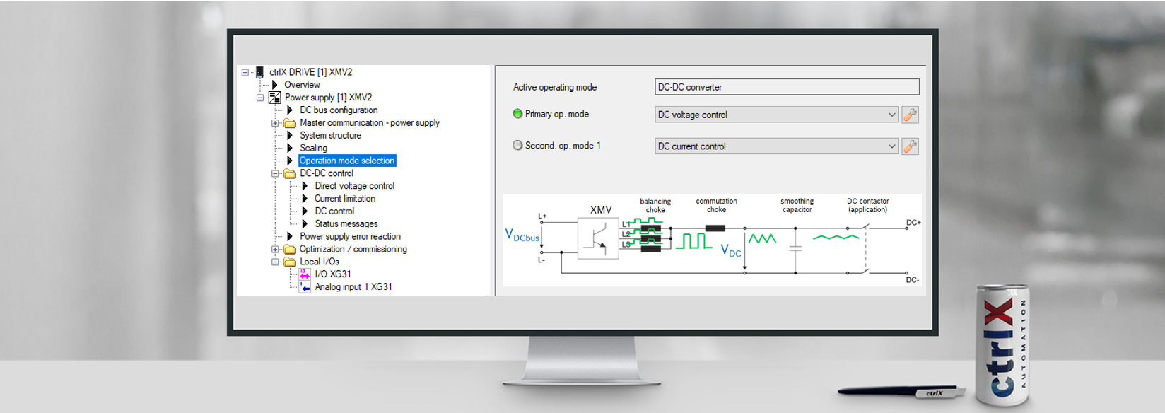 Configure a DC/DC converter XMV02