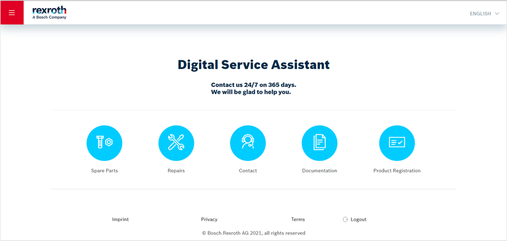 Digital Service Assistant - Web interface