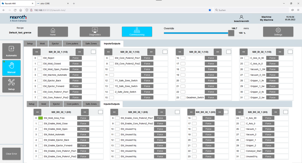 Euromap HMI