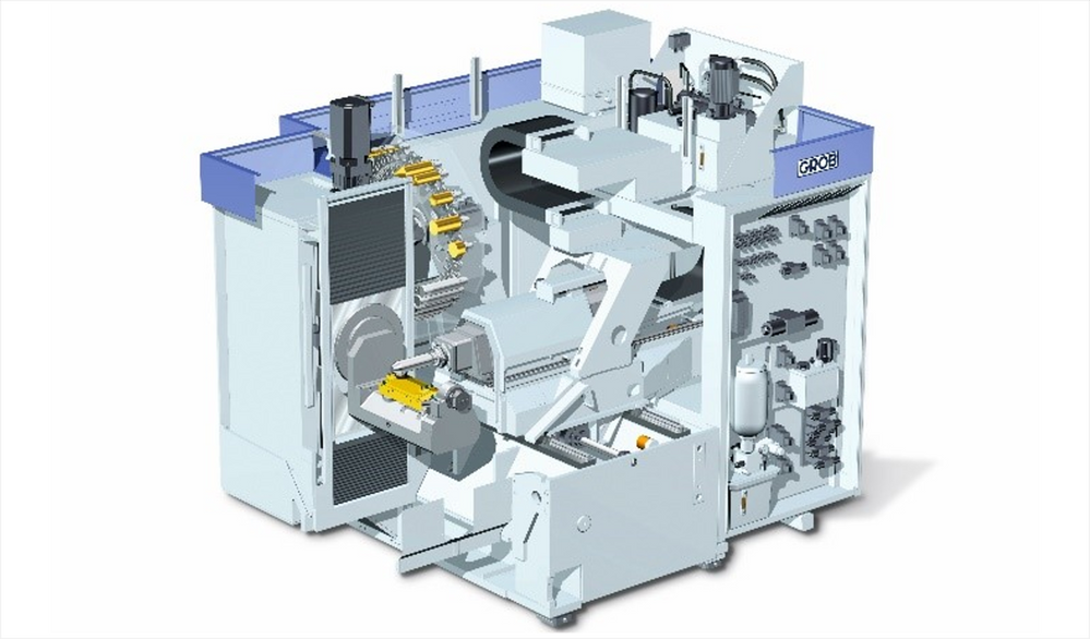 Schematic Example Milling Machining Center