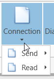 Send or Read Binary Configuration Menu