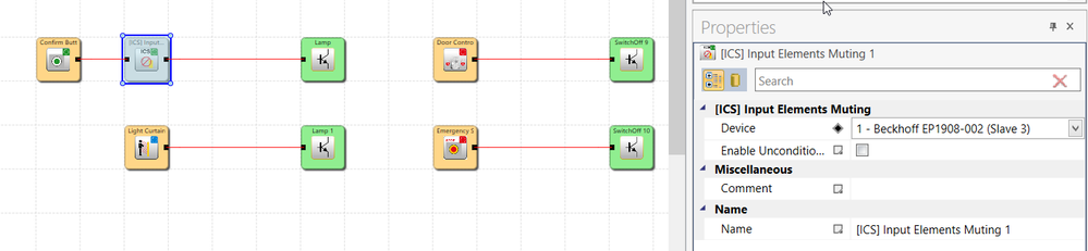 ICS Muting Test Scenario