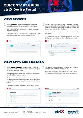 VIEW DEVICES / APPS / LICENSES