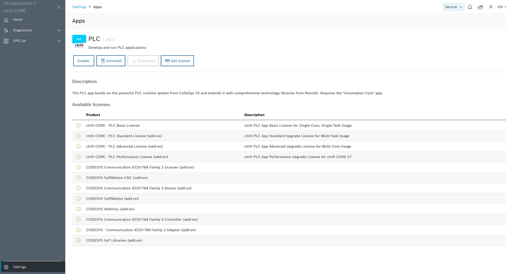 Enable OPC UA Server