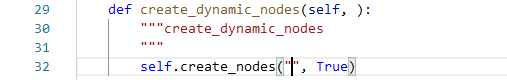 Create nodes