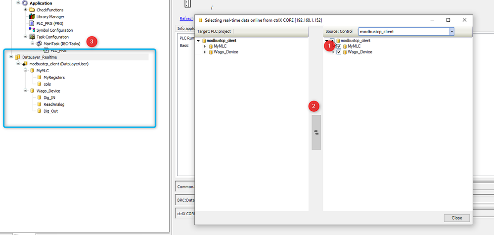 ModbusTCP PLC app Import