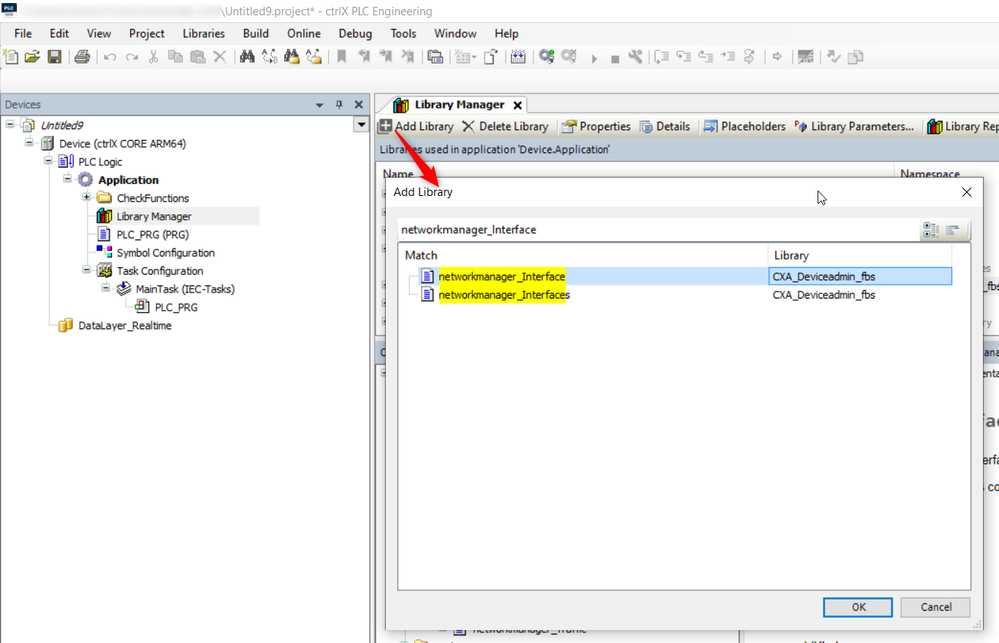 ctrlX PLC Engineering - add library of flatbuffer