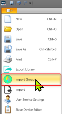 Import User Group