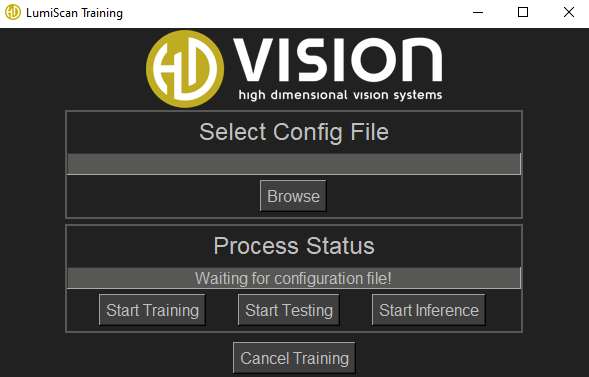 LumiScan Training Framework User Interface