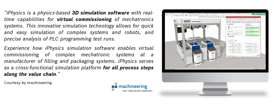 Check out the toolchain iPhysics from our ctrlX World Partner machineering GmbH.