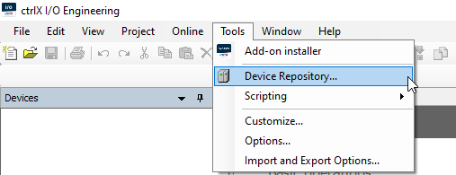 ctrlX I/O Engineering Device Repository