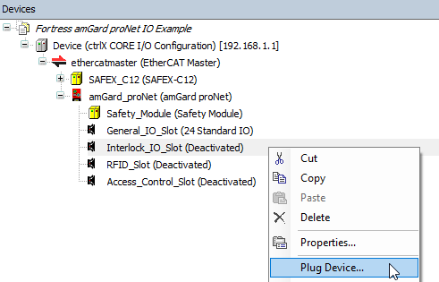 Add Standard Interlock I/O