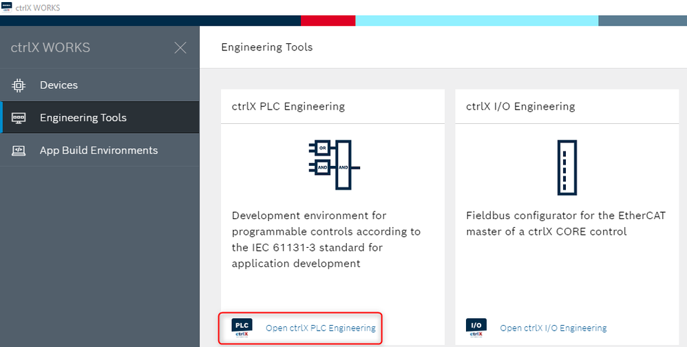 ctrlX WORKS Engineering Tools