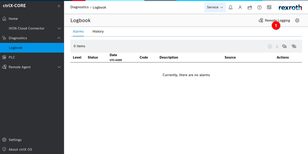 ctrlX CORE settings