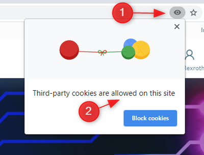 FAQ ctrlX Store Cookie Settings for Chrome 