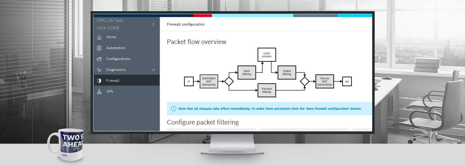 ctrlX CORE Firewall App