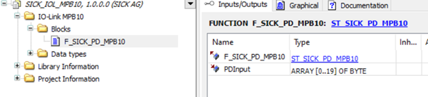 Function and data name