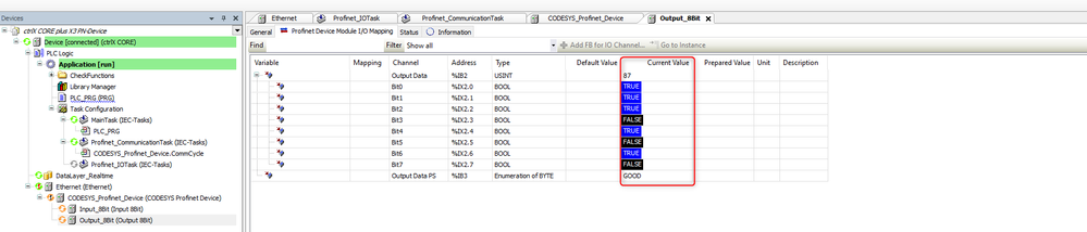 Data exchange check