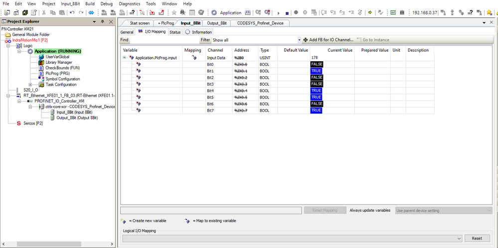 Data exchange check